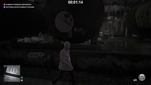 HITMAN 3 Elusive Target Arcade(The Ellipses) Level 2 SA: Terrence Chesterfield