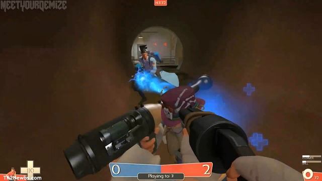 UberCharged Medic + Soldier VS Scout (Team Fortress 2 Gameplay) [demize] смотреть онлайн