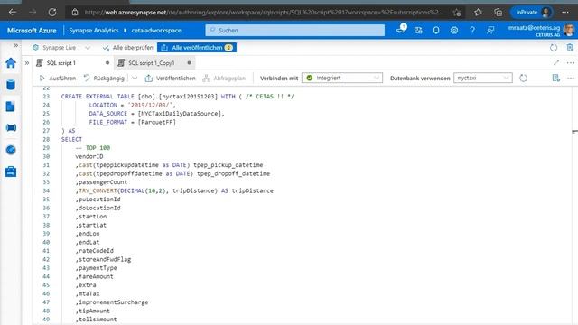 Synapse SQL On-Demand kann in den Data Lake schreiben? смотреть онлайн