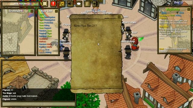 Town Of Salem#3 This is why i hate vigilante ;-; смотреть онлайн