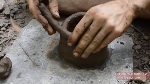 печь для обжига глины:примитивные технологии 👍