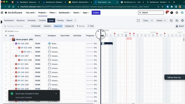 Demo Guide: TeamBoard ProScheduler | Resource Planning, Project Management, Gantt Chart for Jira смотреть онлайн