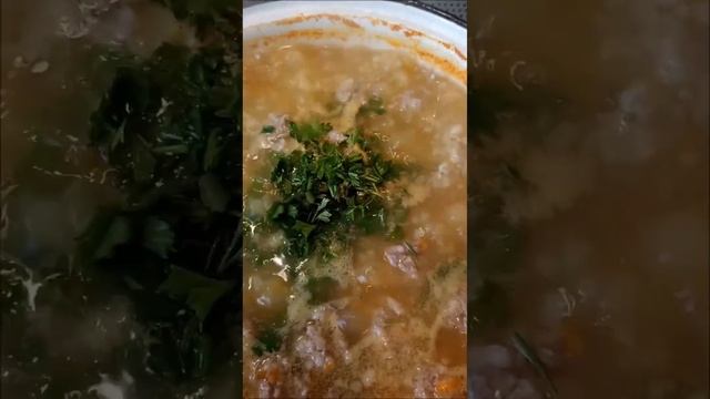 Рисовый суп с фрикадельками 😋😋👍☘️ смотреть онлайн