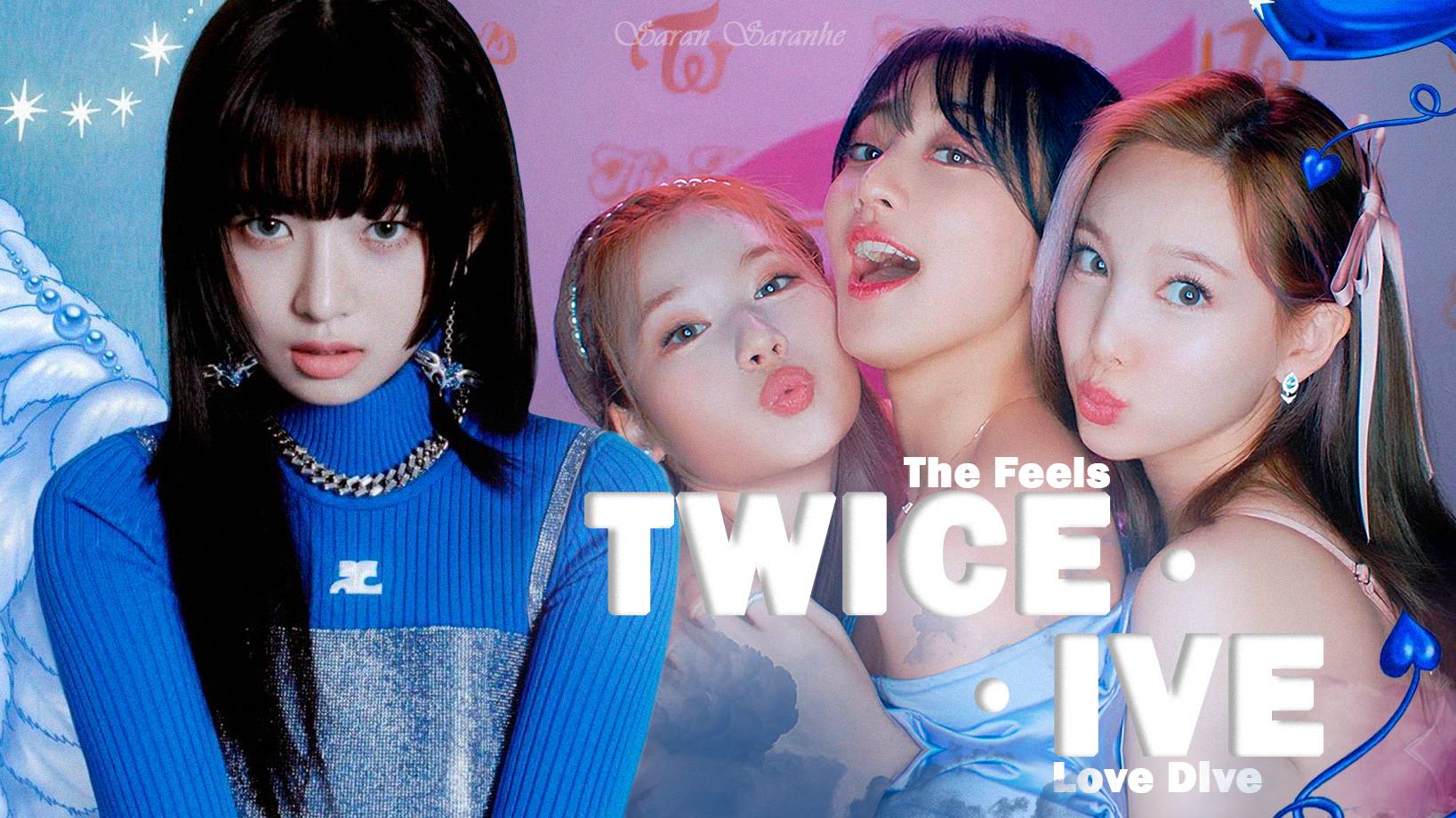 TWICE  - The Feels X IVE - Love Dive[MASHUP] #twice #ive