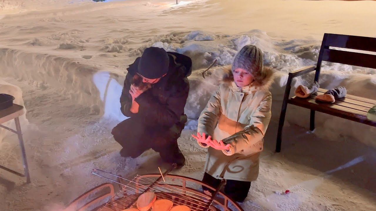 VLOG Ужин у костра / Подготовка к Дню Рождения смотреть онлайн