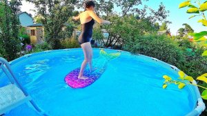 VLOG Серфинг в бассейне! 11-12.07.21