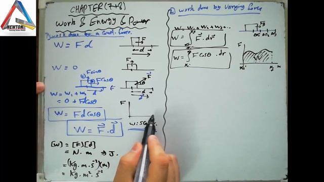 physics 101 chapter 7 8 Work and Energy part 1 смотреть онлайн