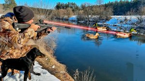 Охота на утку из нового лазерного ружья.  Утки в афганском казане