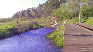 ВЛОГ Снова Дача! Открыли купальный сезон! 5 мая 2018