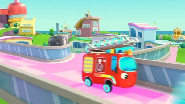 The Siren Chase | Go Buster - Bus Cartoons & Kids Stories