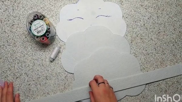 МК сумка из фетра "Облако"