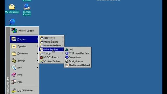 Windows 98 Beta 3 Memphis 1658 смотреть онлайн