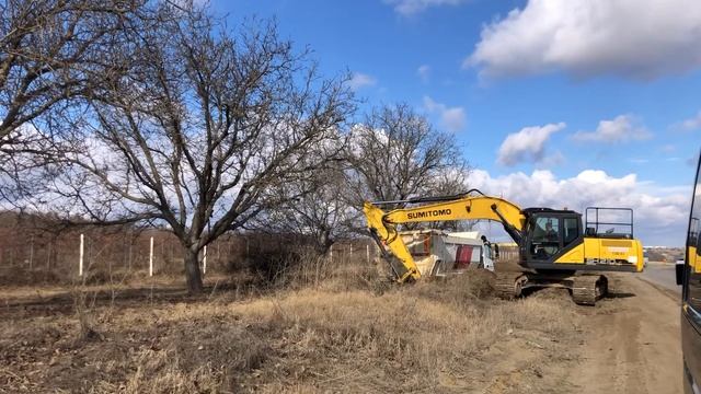Sumitomo SH210-5 new work, ￼новый эксковатор в работе ! смотреть онлайн