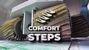 Полный цикл производства шпонированных ступеней - ComfortSteps