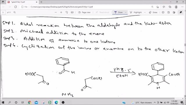 Learning Organic chemistry through GATE Question Papers: 2018 Q.P. questions 1,2,3,4,5 смотреть онлайн