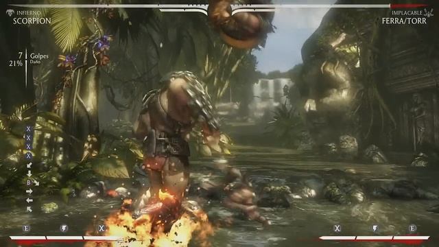 Mortal Kombat X Scorpion Combo 40% смотреть онлайн