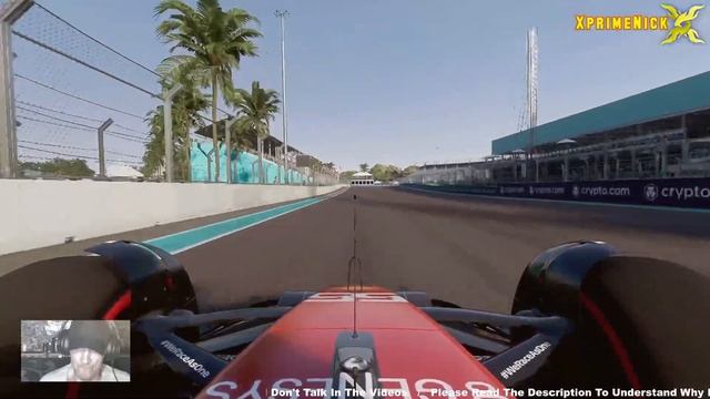 F1 2024 Miami GP onboard with Carlos Sainz Ferrari (F1 23 Game) смотреть онлайн