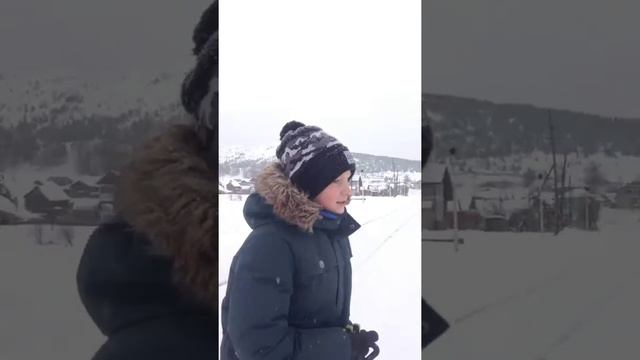 Дрифт на снегокатах!!! смотреть онлайн