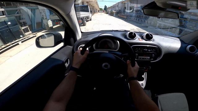 Smart Fortwo II 1.0i 2019 | 71HP-91NM | POV TEST DRIVE, POV ACCELERATION, POV TOP SPEED | #DrivePOV смотреть онлайн
