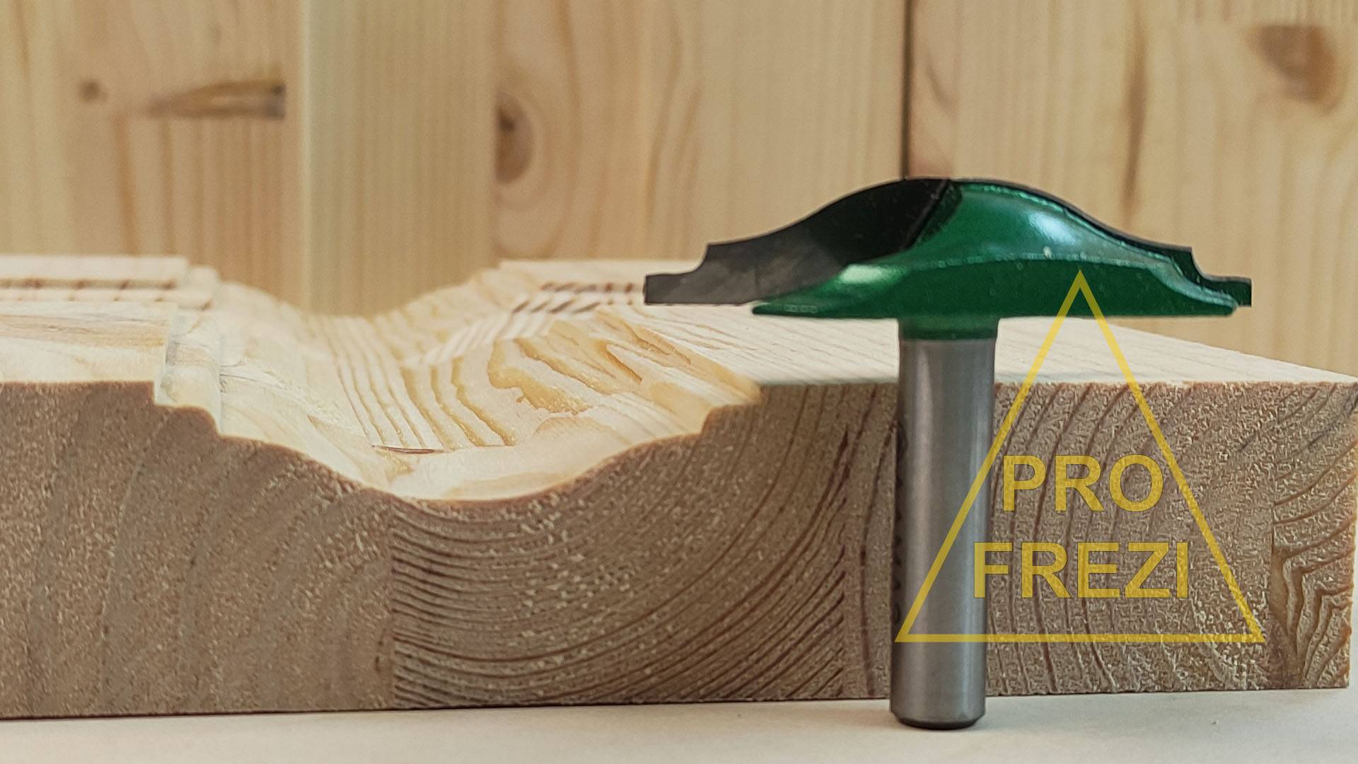 Фасонная фреза без подшипника Алмаз 2433 D50. Фасонные фрезы для ручного фрезера и станков с ЧПУ