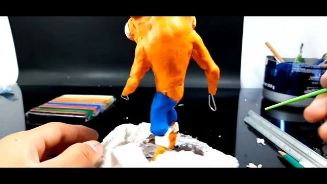 como hacer a crash bandicoot de plastilina/how to crash bandicoot clay/tutorial paso a paso смотреть онлайн
