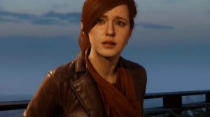 Мэри Джейн прыгает с небоскрёба Marvel's Spider-Man