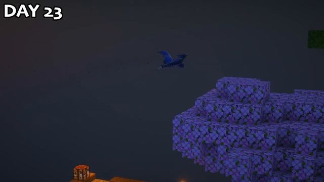 I Survived 100 Days on ONE BLOCK In Minecraft Hardcore! смотреть онлайн