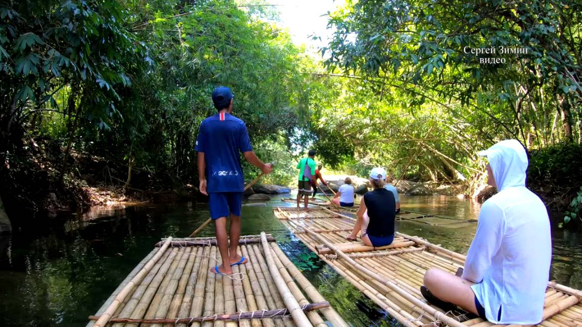 Сплав на плотах в национальном парке Као Лак (Таиланд) смотреть онлайн