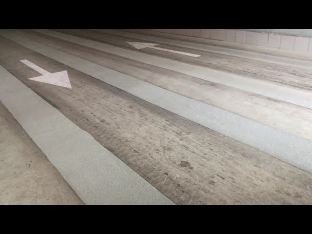 Противоскользящее полимерное покрытие для вьездного пандуса подземного паркинга. Ремонт пандуса смотреть онлайн