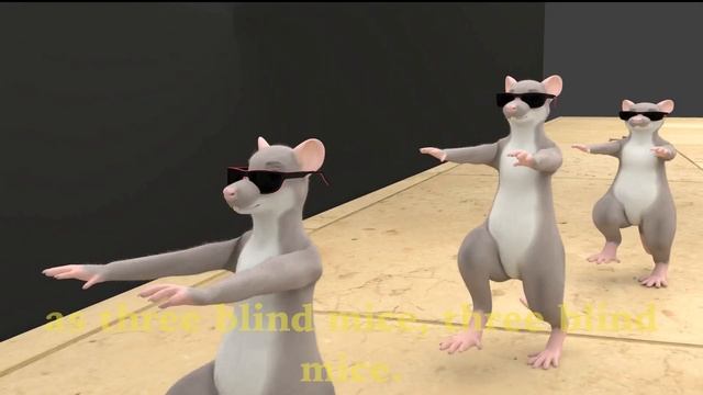 3 blind mice song | Three blind mice with lyrics in english смотреть онлайн