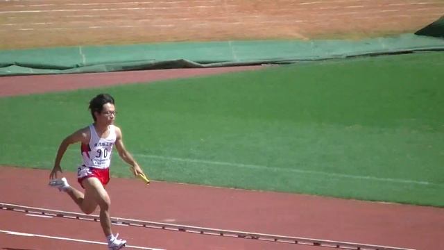 2015 全日本MDPV 男子4×100mR 予選 岩原 田中 佐竹 大橋後半