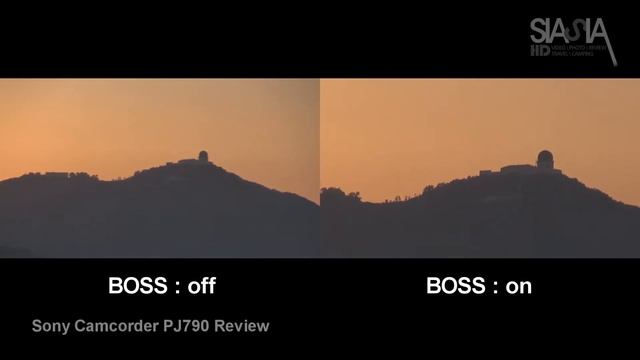 Sony Camcorder PJ790 Stabilizer Function BOSS TEST sunset video смотреть онлайн