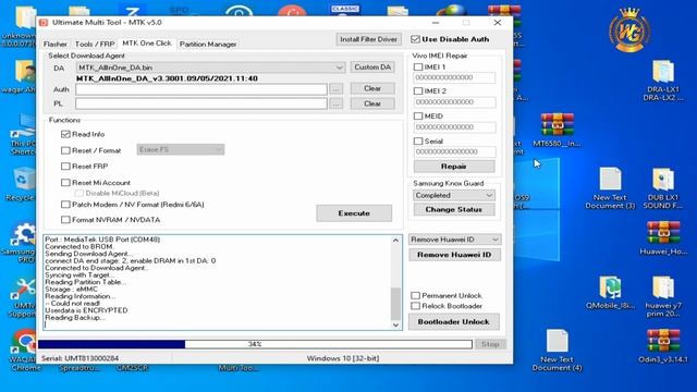 Huawei Y6p MED-LX9 Huawei ID Remove UMT Dongle #MTK TOOLS смотреть онлайн