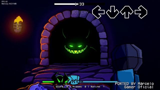 Фрайдей найт фанкин против Геметри Даш сложность (easy) (BOTPLAY) смотреть онлайн