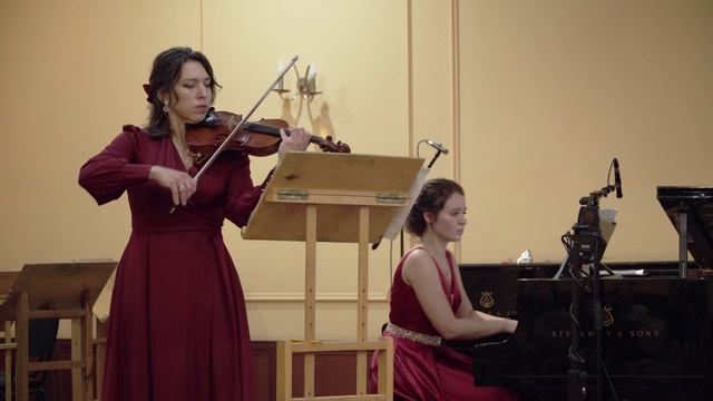 АНДРЕЙ ЗАХАРОВ. Соната для скрипки и фортепиано.Исп.МАРИЯ РОМАНЮК (скр.) АНАСТАСИЯ ТАРАН (форт.) смотреть онлайн