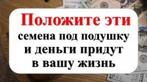 Как привлечь изобилие и достаток в свою жизнь с помощью подушки и семян. Ритуал от бабушку