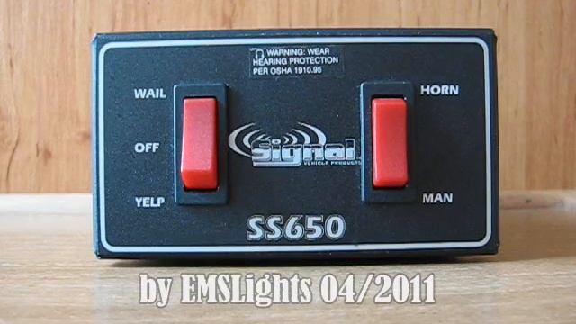 POV Siren Signal Vehicle Products SS650 смотреть онлайн