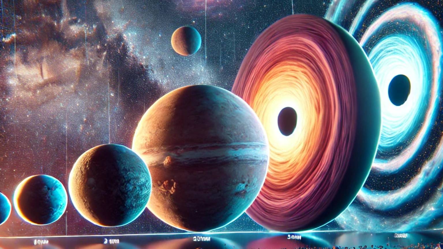 Сравнение размеров Вселенной 3D || Universe Size Comparison 3D