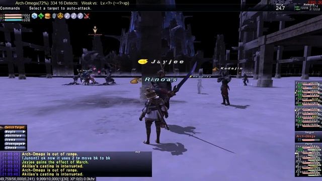 FFXI - Arch-Omega round 2 (Equilibria LS SIREN server.) смотреть онлайн