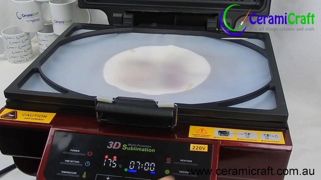 How to sublimate a polymer plate using a 3D Vacuum Heat Press ST3042. смотреть онлайн
