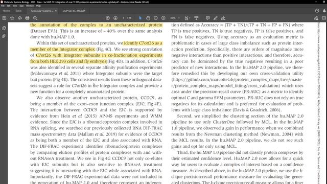 Hu.MAP 2.0: integrated over 15,000 proteomic experiment, compendium of human multiprotein assemblie смотреть онлайн