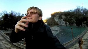 360: Подвесной мост над рекой Мзымта | Ахштырское ущелье | Видео 360 градусов