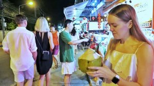 ВЛОГ Вечерний Пхукет Пробуем местную еду 13.02.19