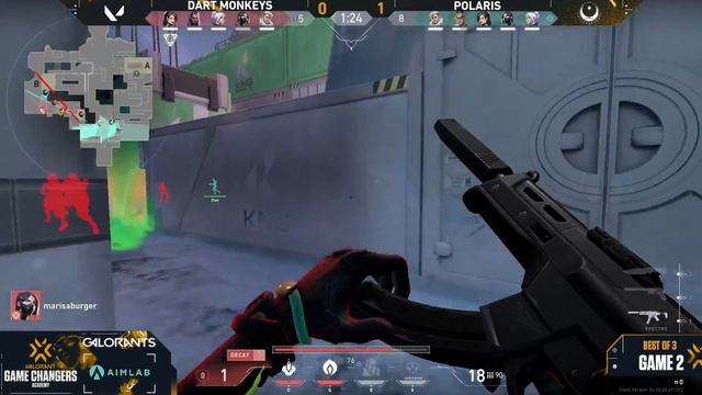 POLARIS vs DART MONKEYS: Grand Finals Game 2 - VCT Game Changers Academy смотреть онлайн
