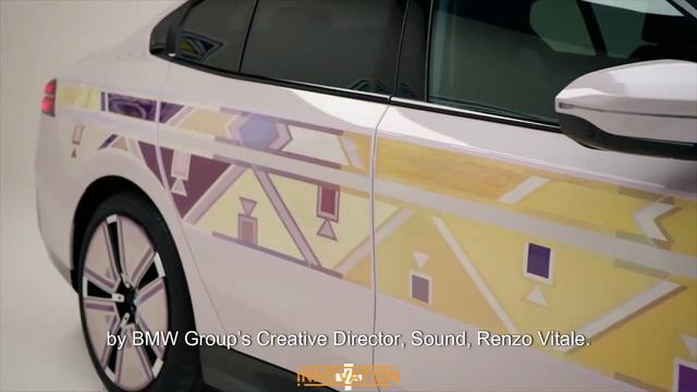 BMW i5 flow Unveils Unique Art Car Tribute смотреть онлайн