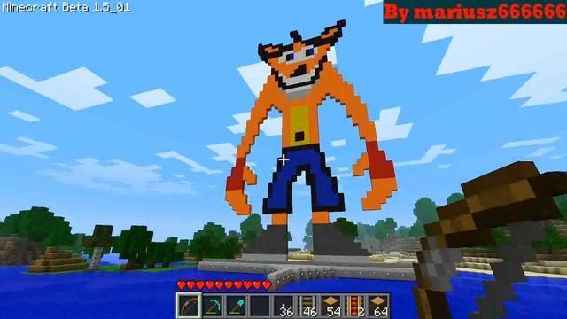 Minecraft - Crash Bandicoot смотреть онлайн