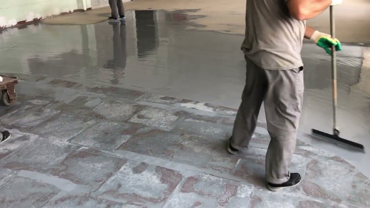 Устройство промежуточного полимерного слоя с кварцевым песком. смотреть онлайн