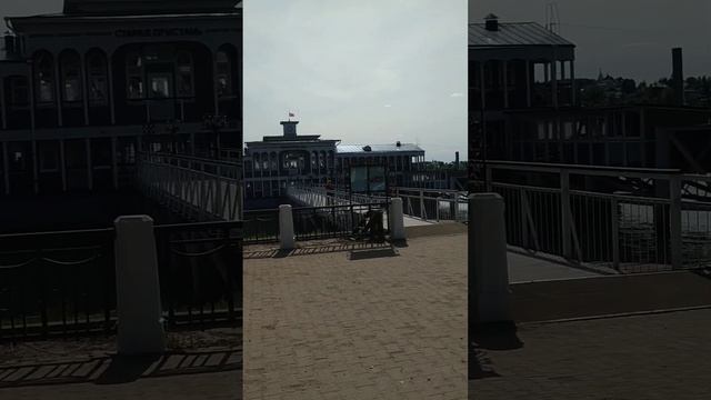 Ресторан "Старая пристань" на Волге. Здесь снимался фильм "Жестокий романс". Кострома смотреть онлайн