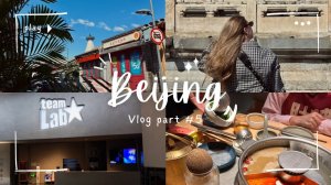 ПЕКИН влог #5: Иммерсивная выставка TeamLab  // Храм неба / Нашли ПИНТЕРЕСТ кафе