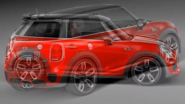 3D Model Mini John Cooper Works 2015 at 3DExport.com смотреть онлайн